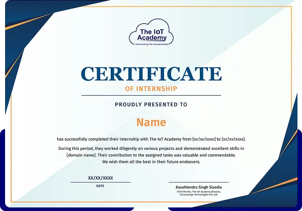 Gen AI by iot internship certificate