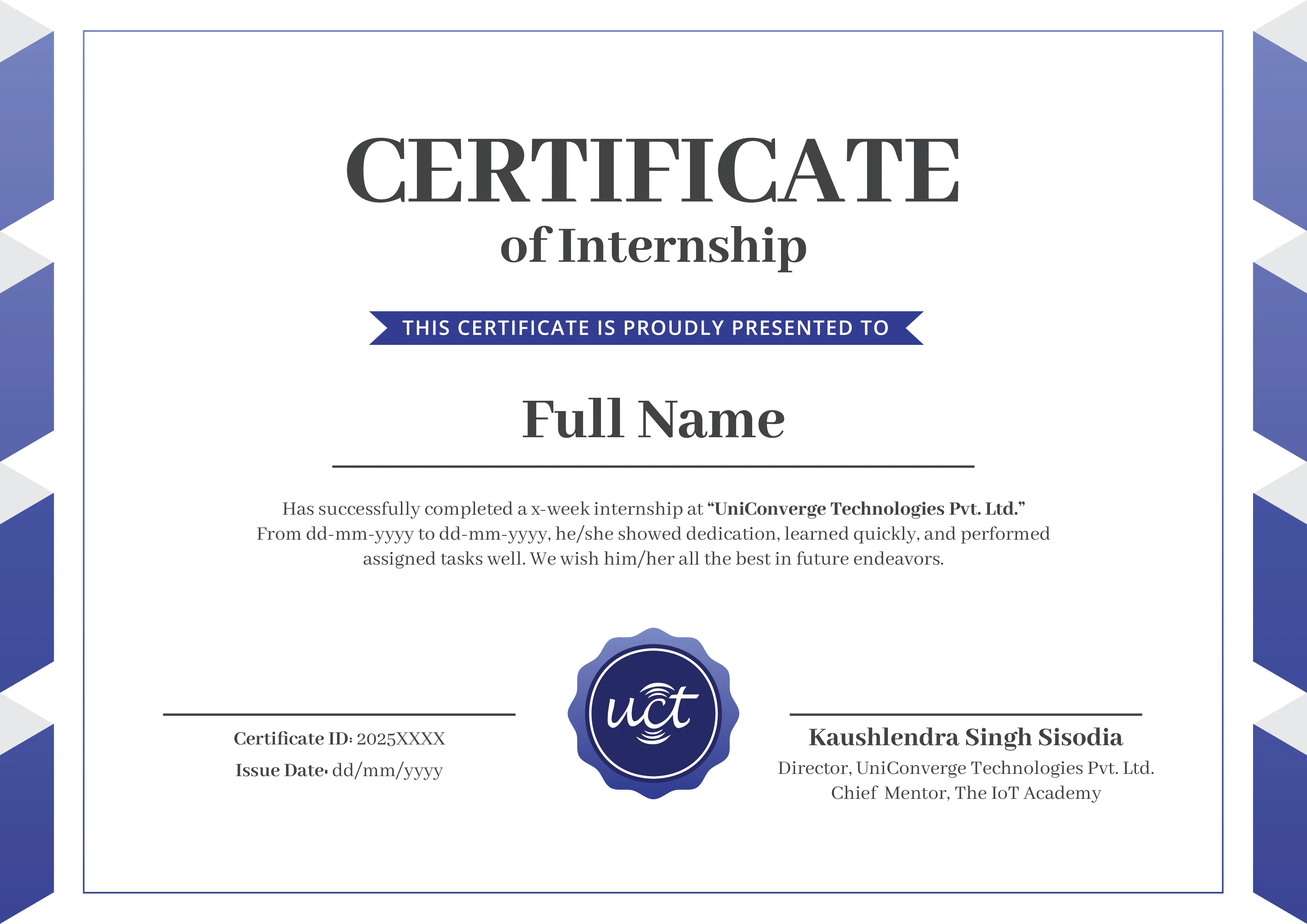 certificate internship image