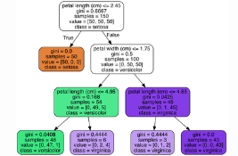 classification uing decision tree using iris data