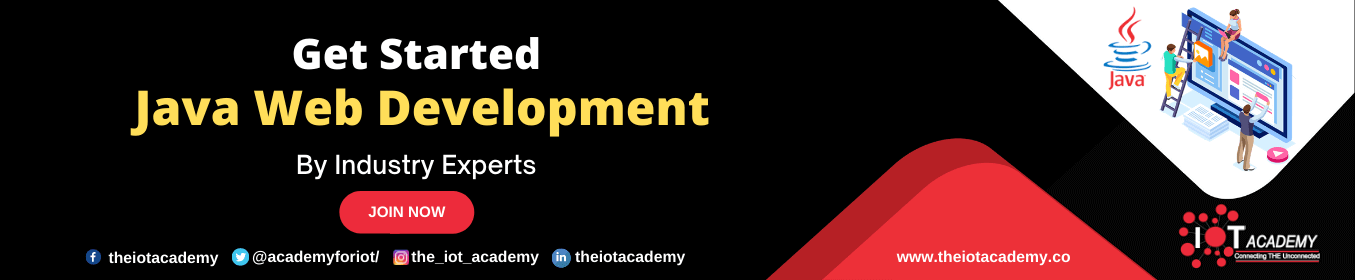 Java Web Development Training by The IoT Academy